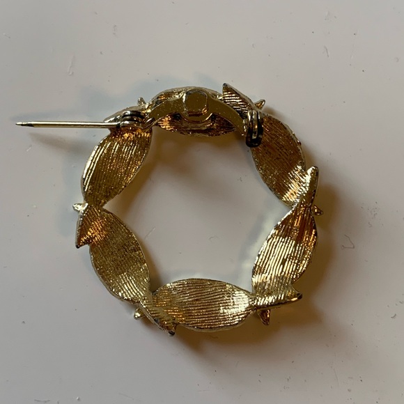 Vintage Angel with Heart Shaped Wings Brooch signed AJC Pin - Picture 11 of 12